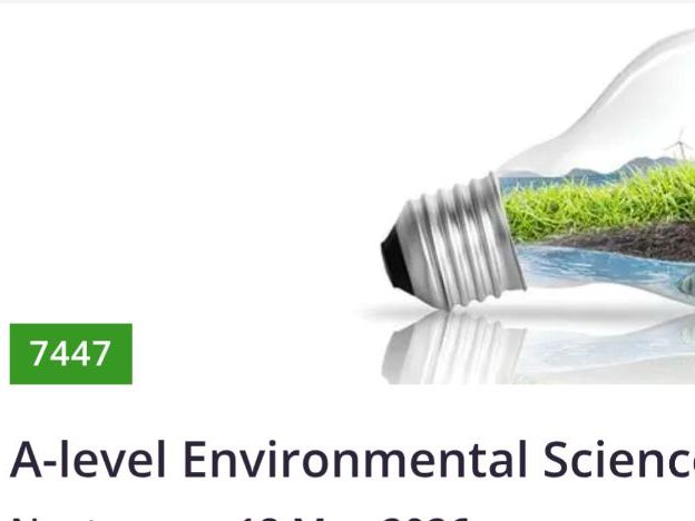 AQA Environmental Science 3.4 Pollution