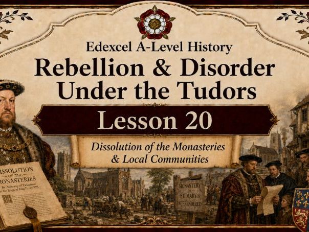 Rebellion & Disorder Under The Tudors 20: Impact of Dissolution of Monasteries on Local Communities