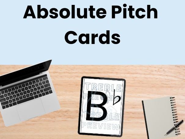 Absolute Pitch Letter Name Cards