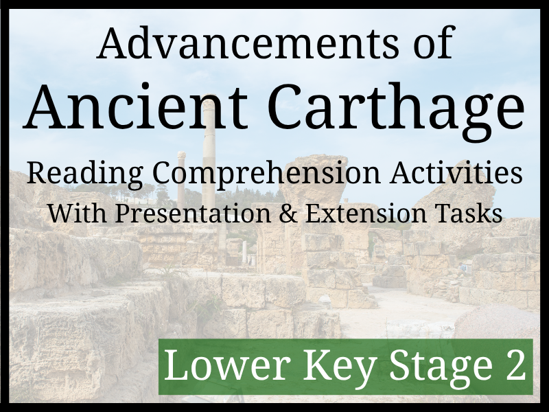 Advancements of Carthage Reading Comprehension Activities | Year 3 & Year 4 | LKS2