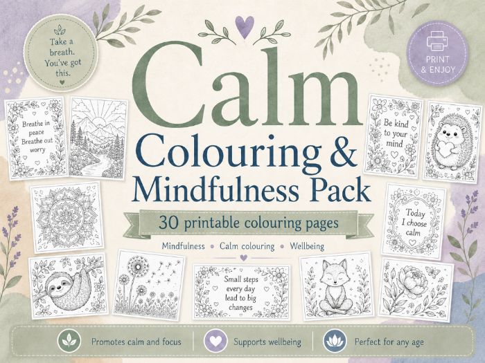 Colouring & Mindfulness Pack