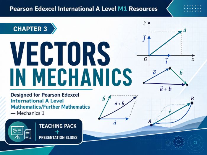 03 - Vectors in Mechanics Teacher Pack - Edexcel International A-Level Maths Mechanics 1 (M1)