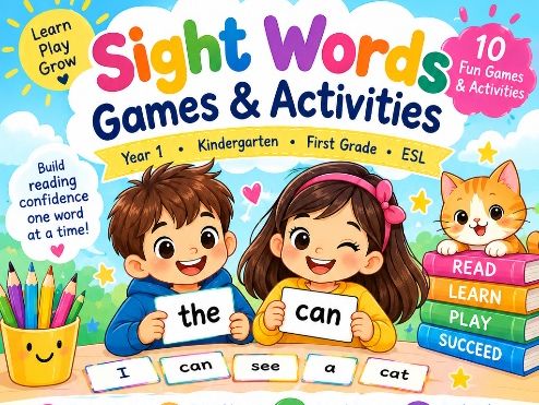 Sight Words Games & Activities | Year 1 |