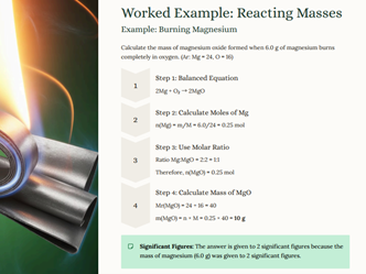 AS Level Chemistry - Unit 2.4 Reacting masses and volumes (of solutions and gases)
