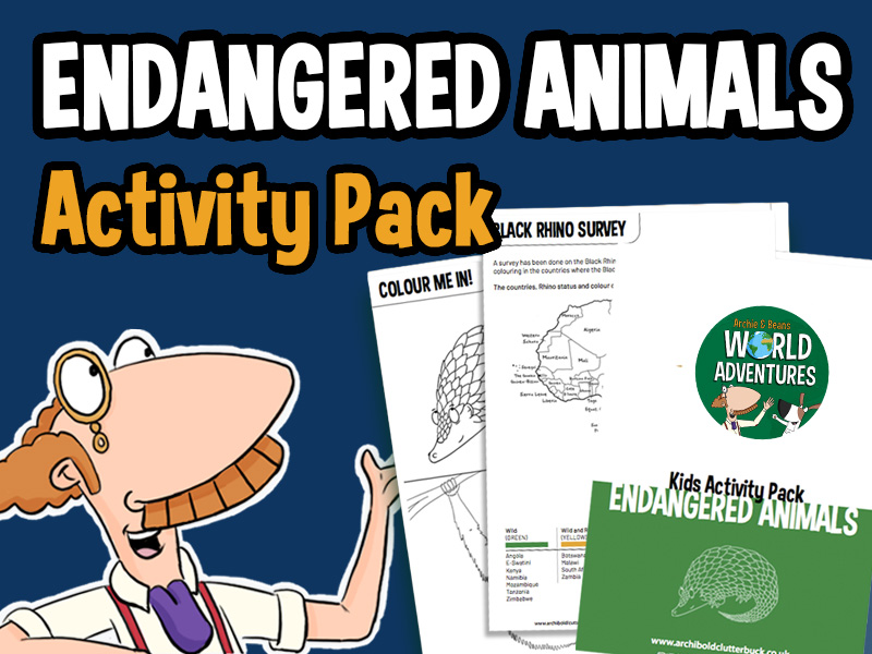 Endangered Animals Activity Pack