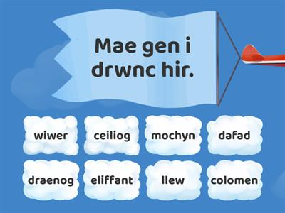 EHANGU GEIRFA BLWYDDYN 3: ADNODD ATHRAWON: GÊM YR ANIFEILIAID