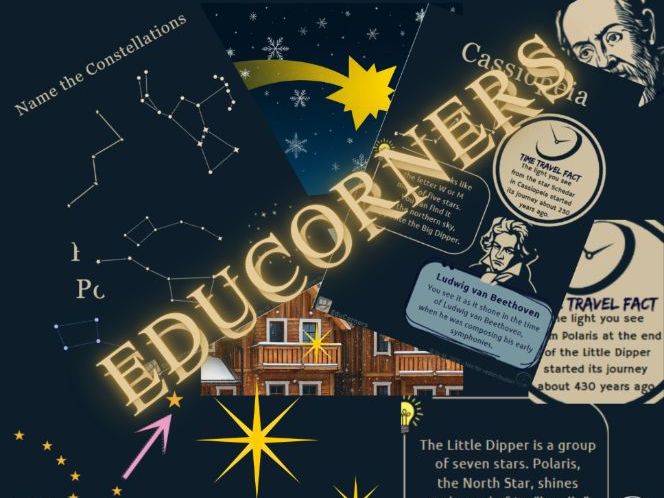 Christmas/Winter Night Sky | KS2 Science Constellation Posters & Worksheets