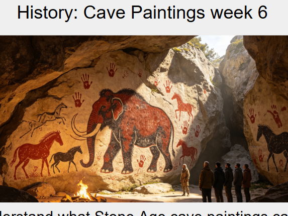 week  6 Cave paintings - KS2