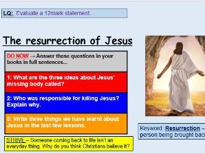 The resurrection of Jesus