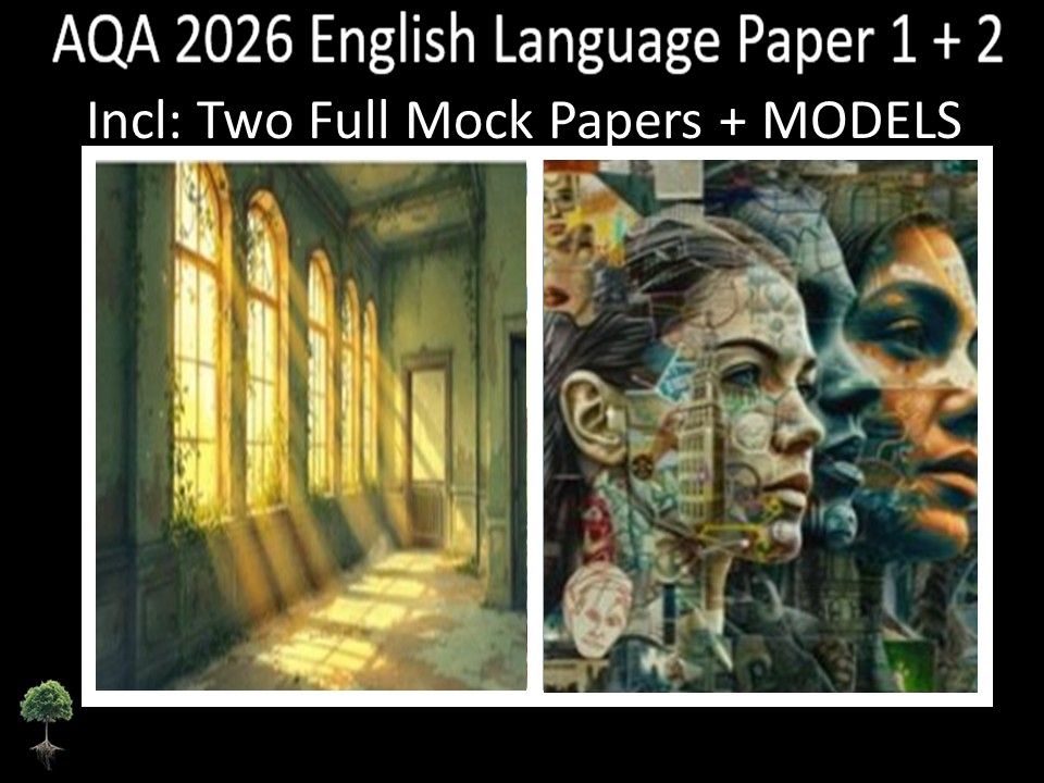 Two AQA 2026 English Language Paper 1 + 2 Mocks | MODELS