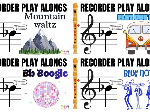Recorder play alongs - Bb