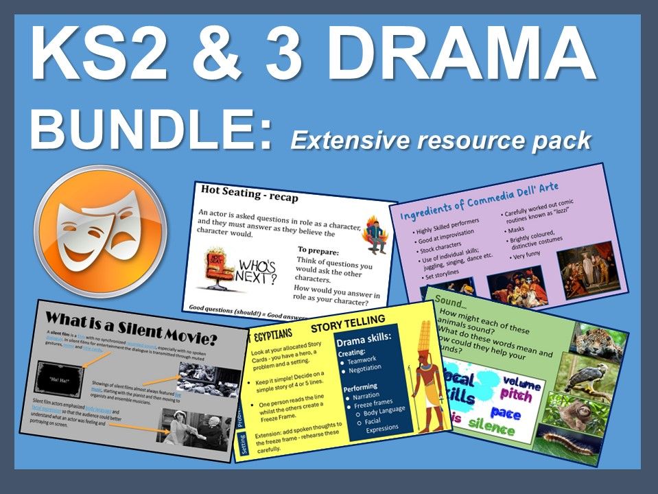 KS2&3 DRAMA bundle: 15 extensive schemes & resources