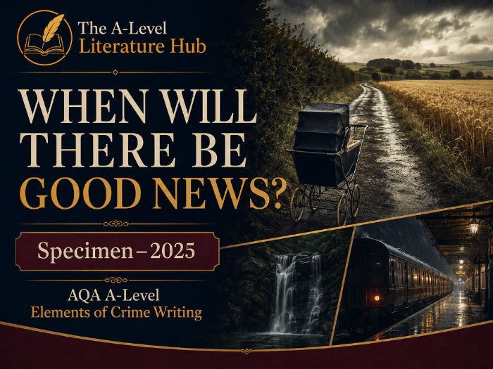 When Will There Be Good News? A-Level Literature B Crime Writing Every Question