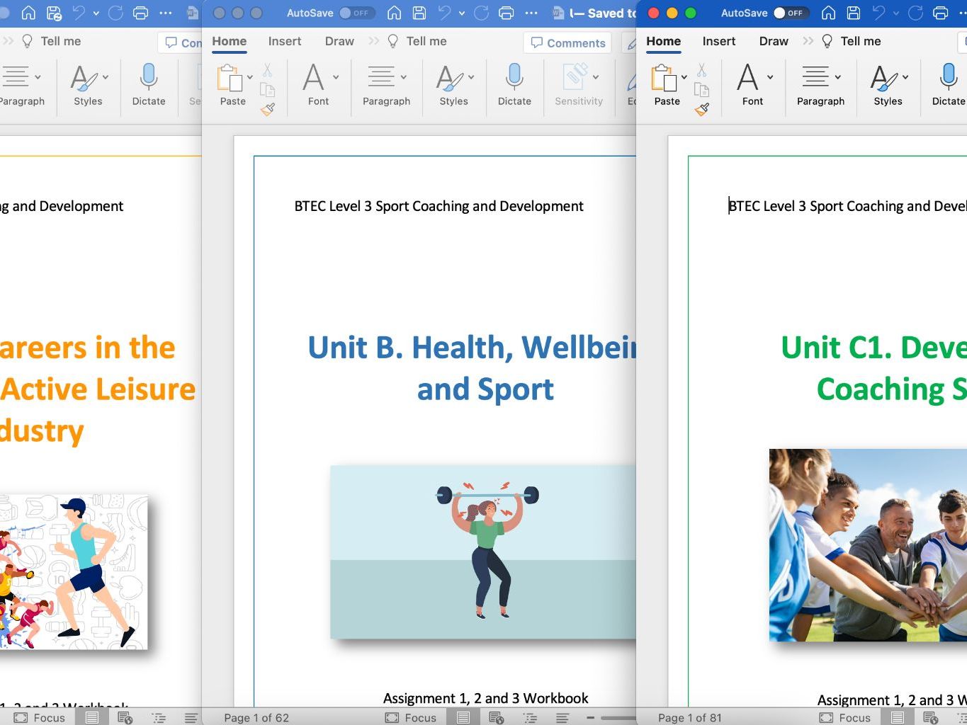 BTEC L3 Sports Coaching And Development Units A B C1 Resource Bundle 