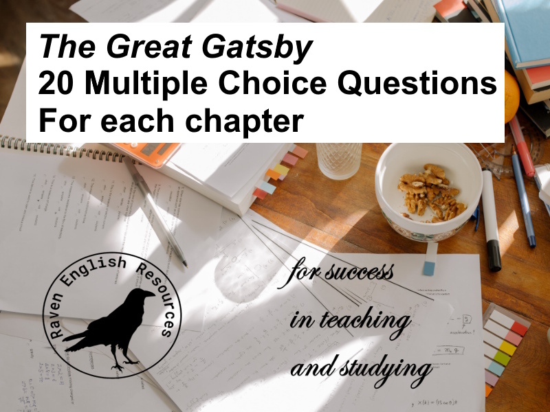 The Great Gatsby - Multiple Choice Questions (with answers)