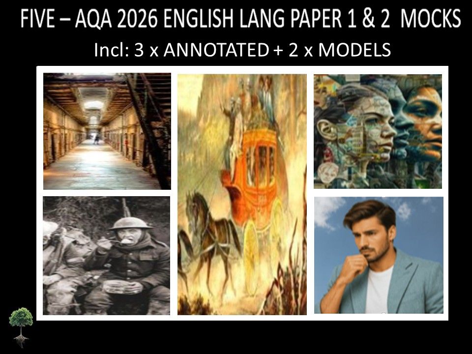 FIVE - AQA PAPER 1 & 2 | 2026 FULL MOCKS | ANNOTATED | MODELS