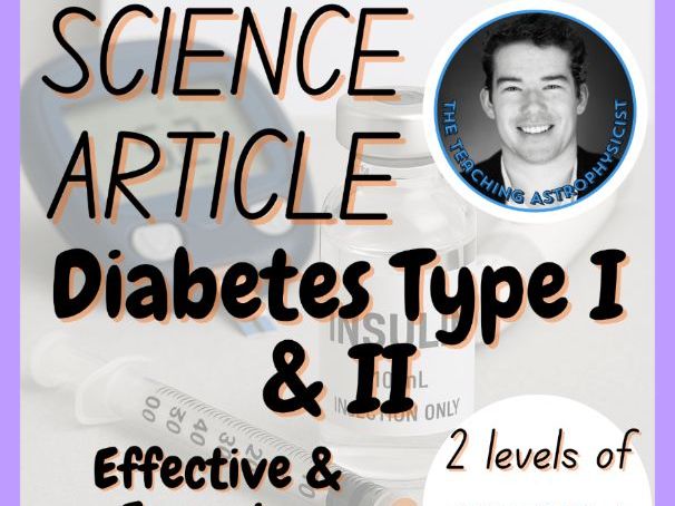 Diabetes Type I & II | Science Reading Comprehension 2 Passage & Questions