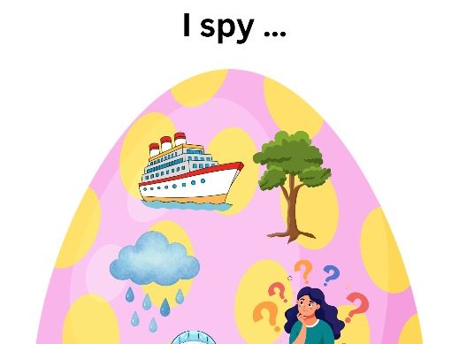 Phase 3 Phonics “I Spy” Easter Egg – Writing Activity