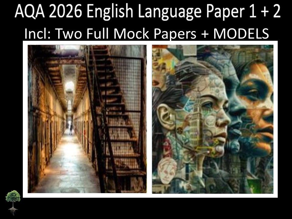 Two AQA 2026 English Language Paper 1 + 2 Mocks | MODELS
