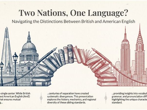 Two Nations, One Language? – British vs American English Lesson / A-Level English