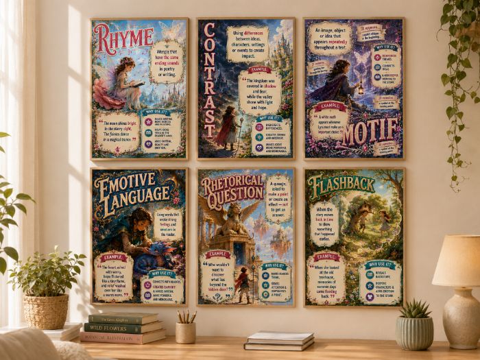 Fantasy Literary Techniques Posters