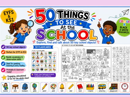 50 things to see At the School EYFS/KS1