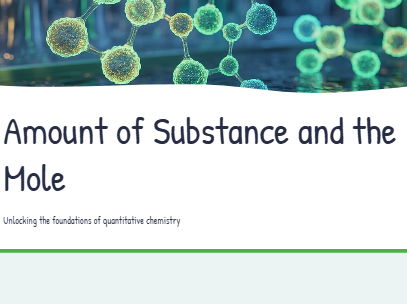 Chapter 3 A Level Chemistry OCR