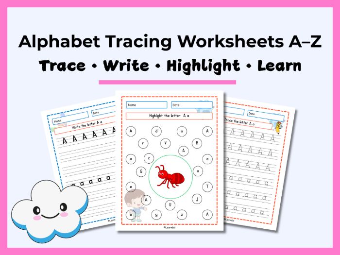 Alphabet Tracing: Trace & Write A-Z