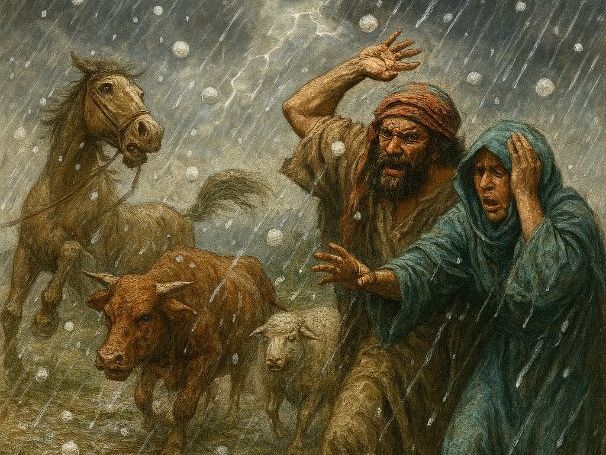 0072 BIBLE VISUAL REGISTER      EXODUS 9     THE WORST STORM EVER