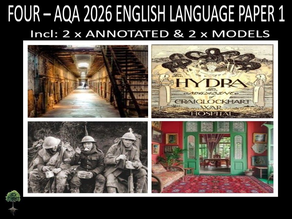 FOUR - AQA PAPER 1 | 2026 FULL MOCKS | ANNOTATED | MODELS