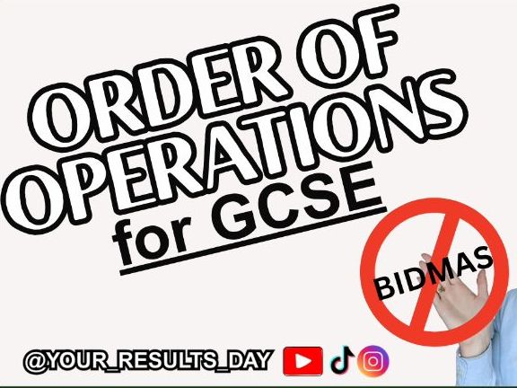 QUICK COVER - Video Lesson - Order of Operations