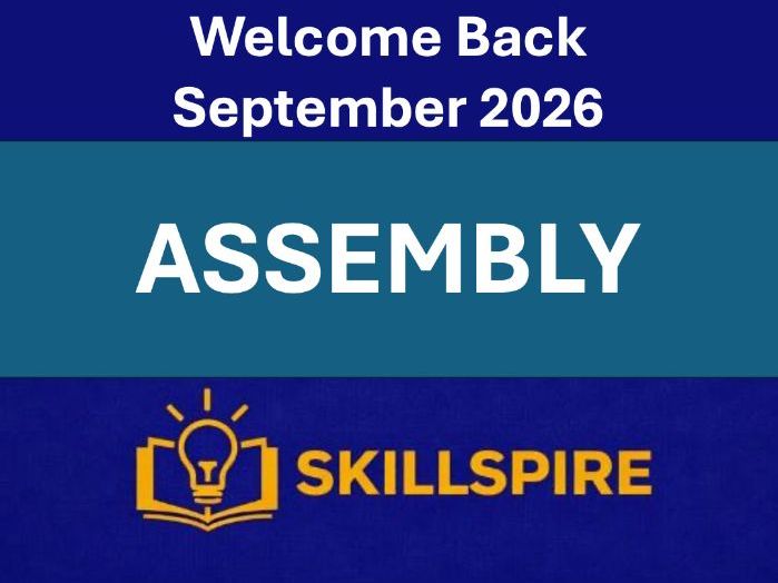 Welcome Back to School Assembly | KS3–KS5 | 20 Slides + Full Speaker Notes