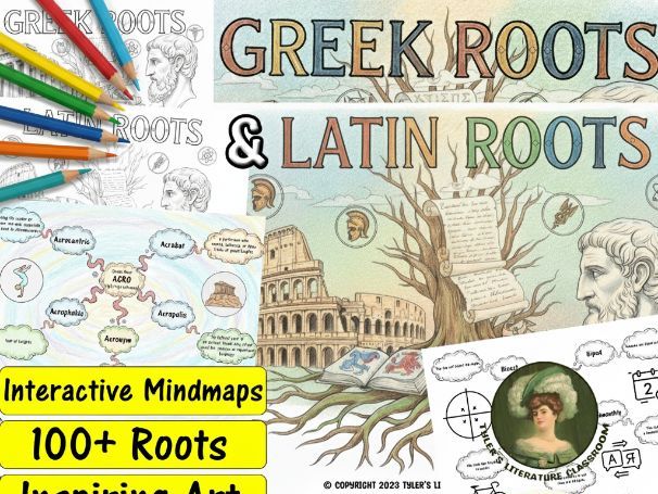 Greek and Latin Roots Mind map Templates and Sketchnotes