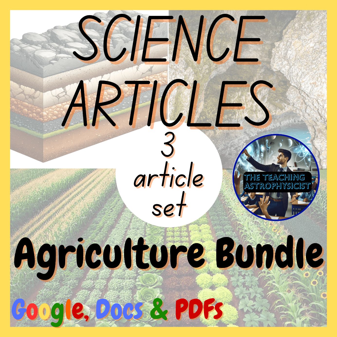 Agriculture Bundle - 3 Earth Science Reading Comprehension Passages & Questions
