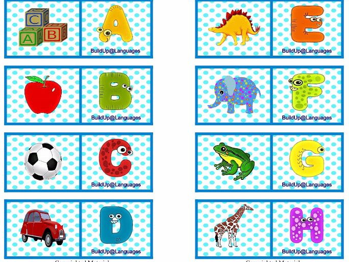 English ABC domino | Teaching Resources