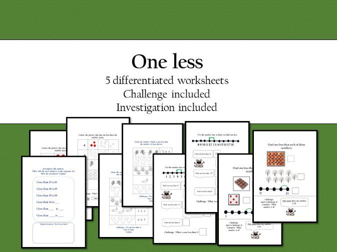 Early Years Maths Resources: Number Worksheets and Activities | Tes