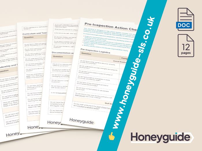 Ofsted Pre-Inspection Checklist