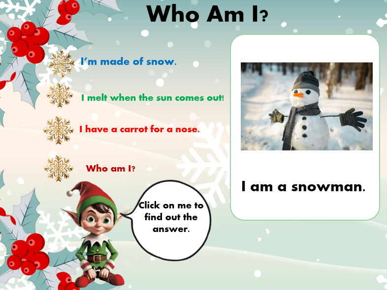 The Festive Fun 'What Am I?' Christmas Quiz!