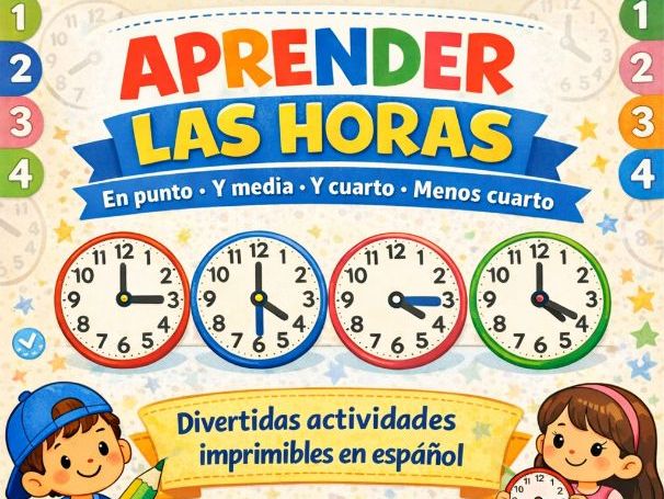 Tell the time in Spanish - Aprender las horas