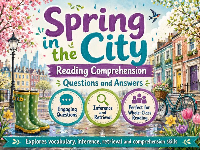 Spring in the City (Poem) - Comprehension - KS1
