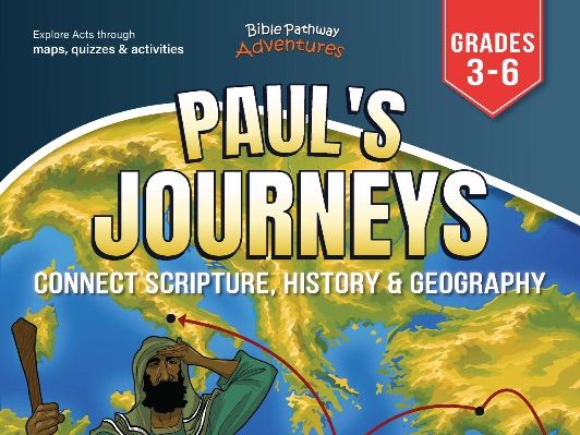 Paul's Journeys Activity Book for Grades 3-6