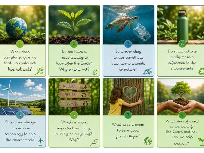 P4C Printable Question Cards | Philosophy for Children | PS3 / KS2 Discussion & Critical Thinking