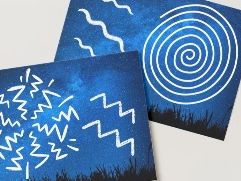 Firework pattern tracing