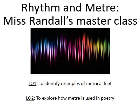 Rhythm and Metre lesson
