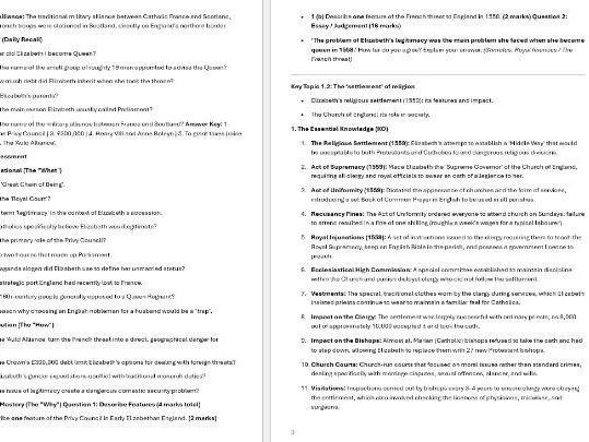 Edexcel GCSE History: Early Elizabethan England (1558–88) Complete Mastery Pack