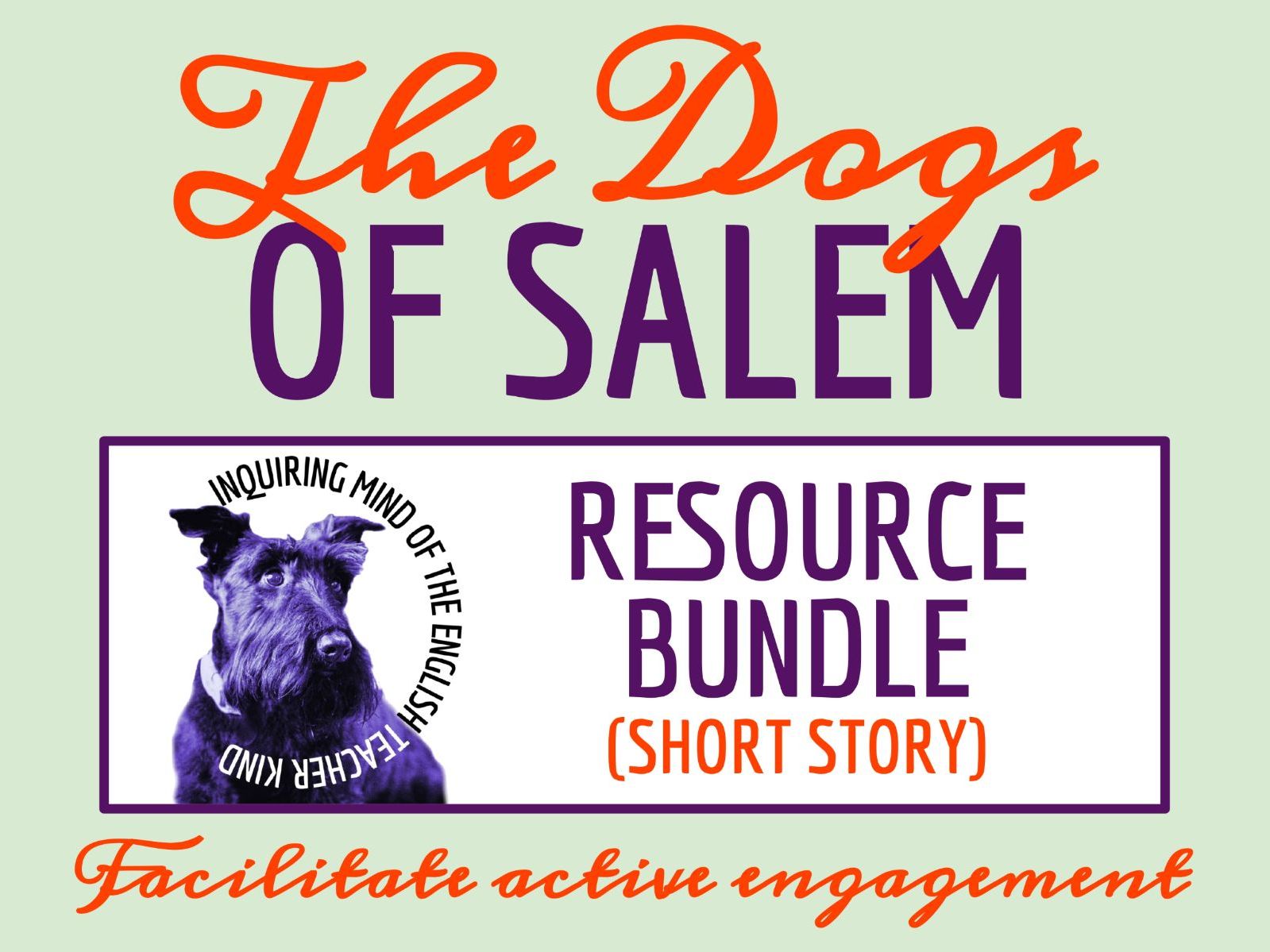 "The Dogs of Salem" by David H. Keller Gothic Fiction Activities | Witch Trials | Halloween Short Story