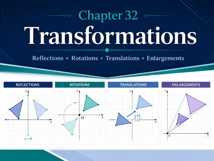 32 - Transformations - CIE iGCSE Maths Resource Bundle