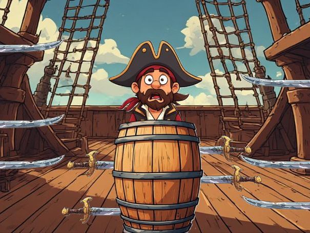 Pop-up the Pirate PPT Game