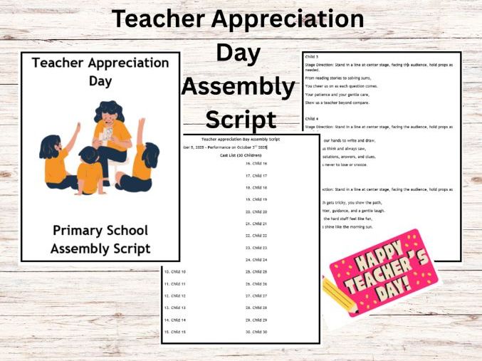 Teacher Appreciation Day - World Teacher Day
