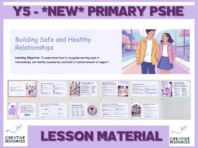 Building Safe and Healthy Relationships - Primary PSHE